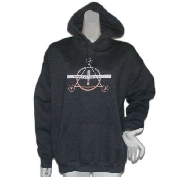 PANIC AT THE DISCO Hoodie Sweatshirt, L, Pray for the Wicked, Gray - Picture 1 of 11
